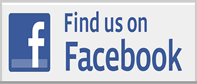 The Facebook logo with the text Find Us on Facebook